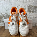 Amiri Orange Skeleton White Sneaker Sz 12 (45)
