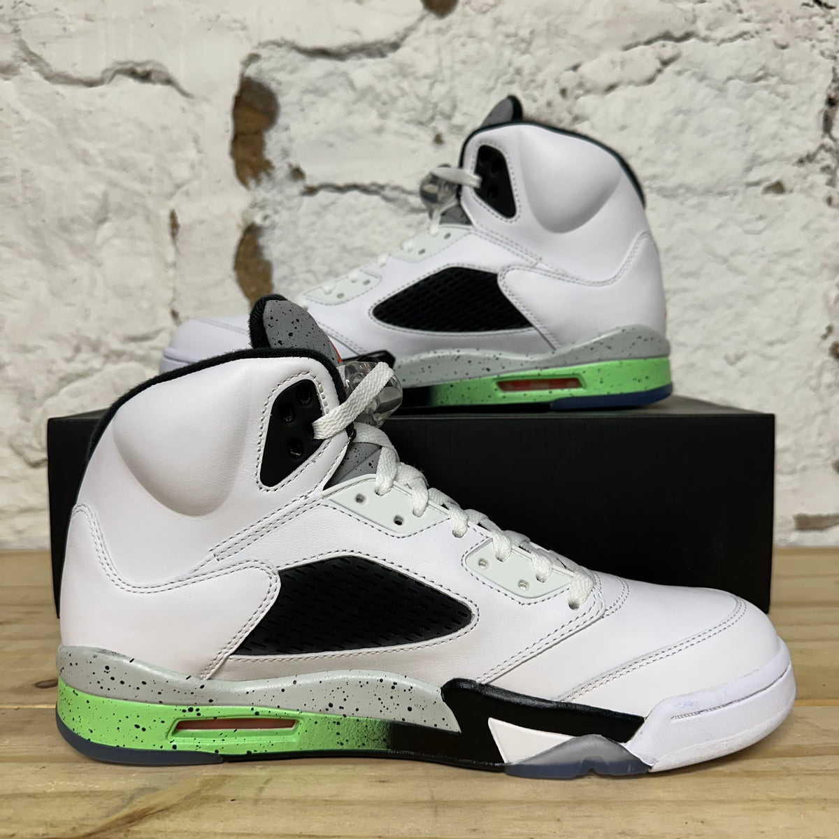 Air Jordan 5 Pro Stars Poison Green Sz 10 DS