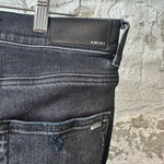 Amiri MX1 Brown Paisley Black Denim Jeans Sz (32)