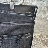 Amiri MX1 Brown Paisley Black Denim Jeans Sz (32)