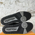 Louis Vuitton Black Damier Black Trainer Sz 12.5 (11LV)