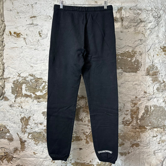Chrome Hearts Cemetery Horseshoe Black Sweatpants Sz M