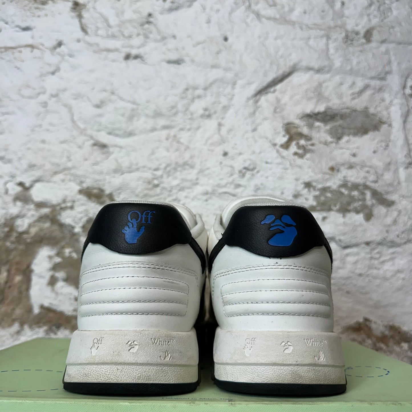 Off-White Out Of Office Black White Sneaker Sz 8 (41)