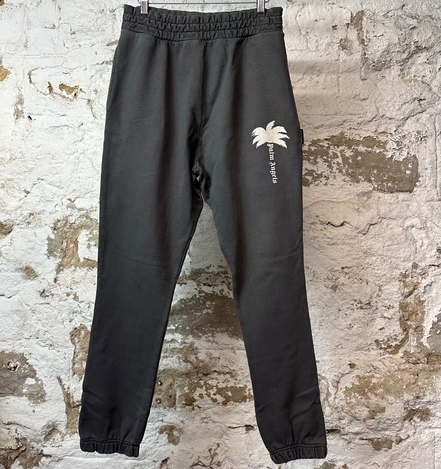 Palm Angels Palm Logo Grey Sweatpants Sz S