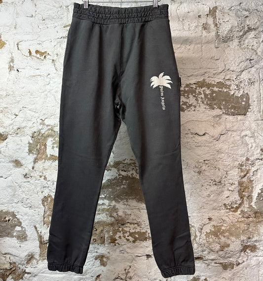 Palm Angels Palm Logo Grey Sweatpants Sz S
