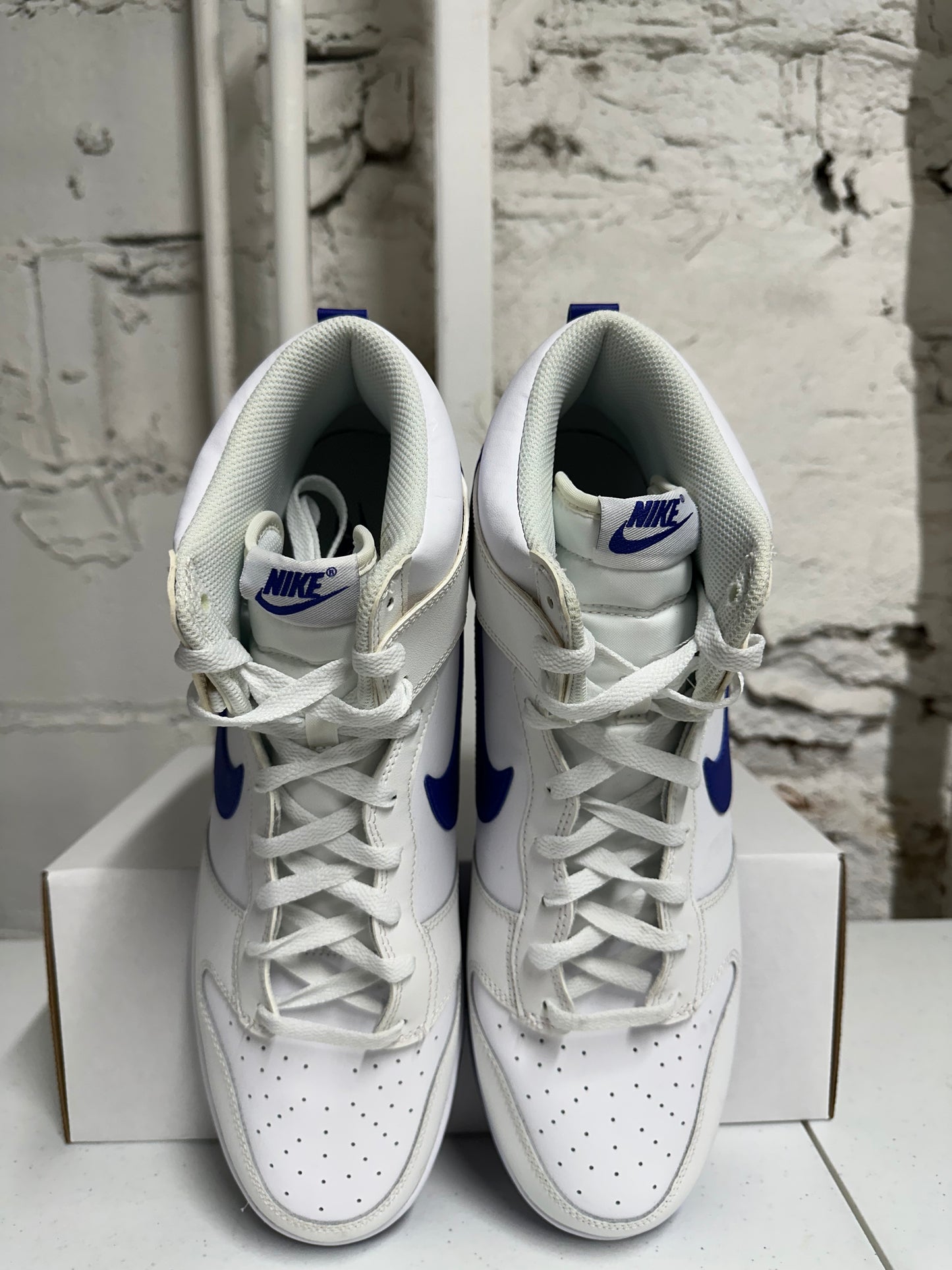 Nike Dunk High White Concord Sz 14 DS