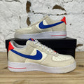 Nike Air Force 1 Low LV8 Coconut Milk Hyper Royal Sz 9