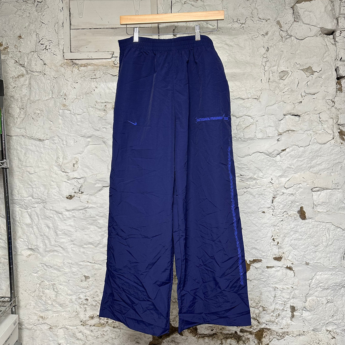 Cactus Jack x Fragment x Nike Tokyo Navy Windbreaker Pants Sz M DS