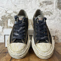 Maison Mihara Peterson 23 Vintage Black Cream Sneaker Sz 7 (40)