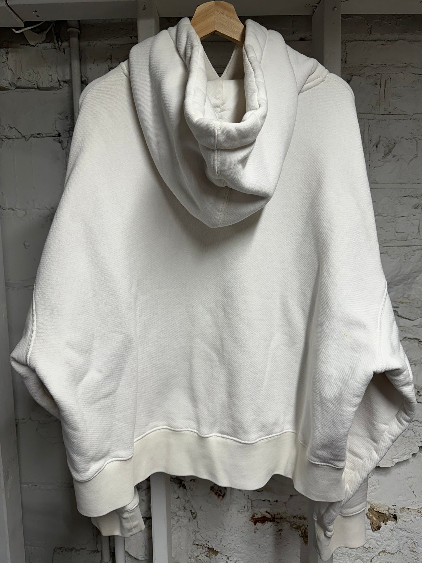 Palm Angels White Palm Hoodie Sz L