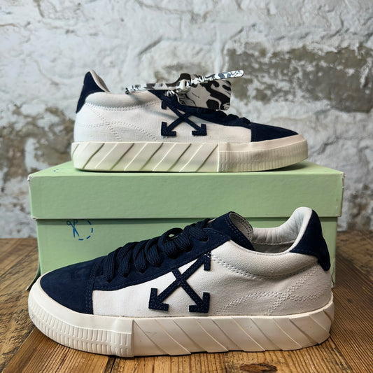 Off-White Navy White Vulc Sneaker Sz 6 (38)