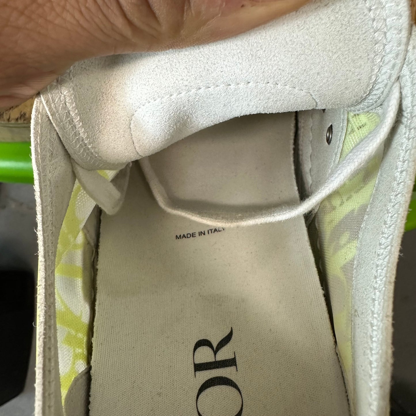 Dior B23 Low Yellow Oblique White Sneaker Sz 10 (43)