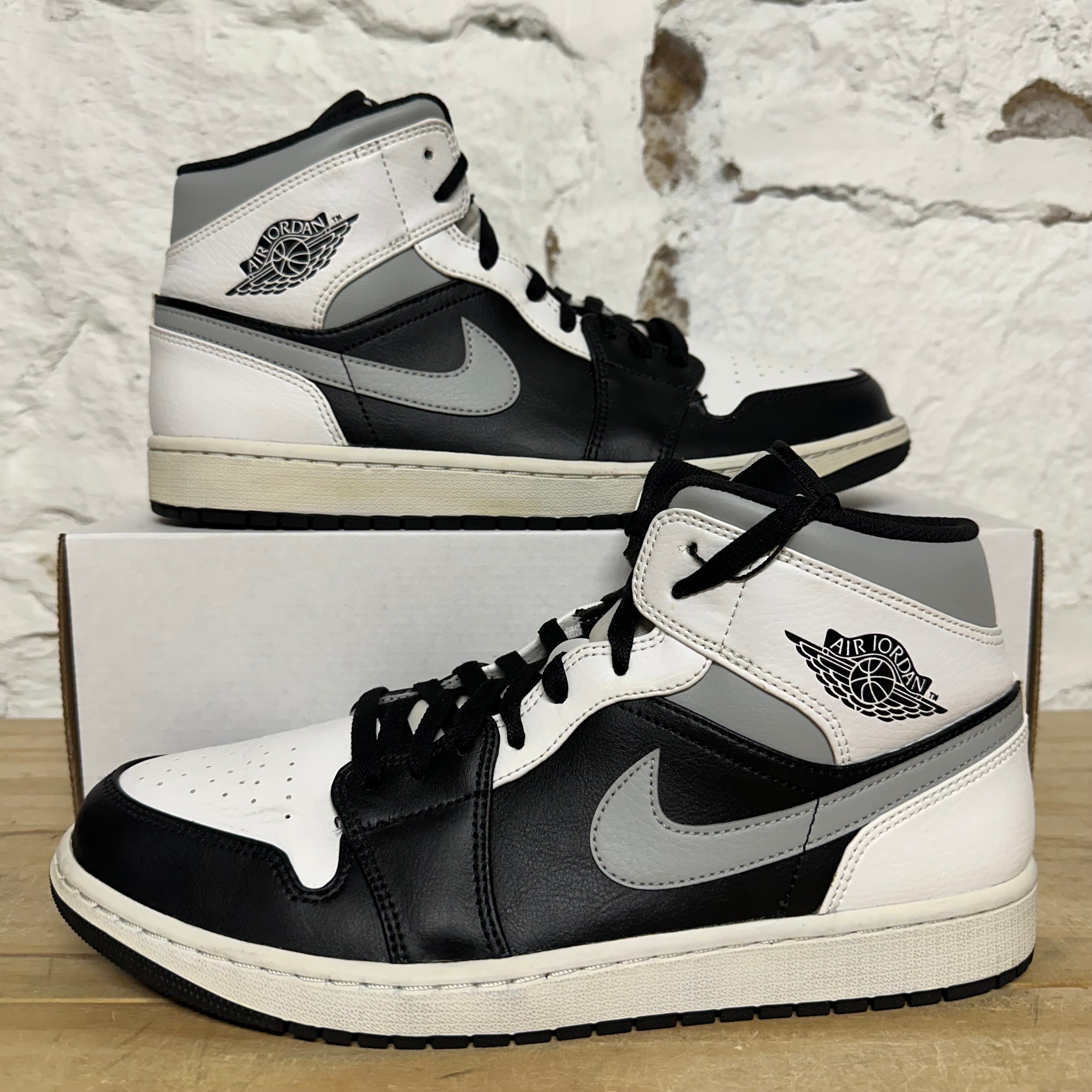 Air Jordan 1 Mid White Shadow Sz 11.5