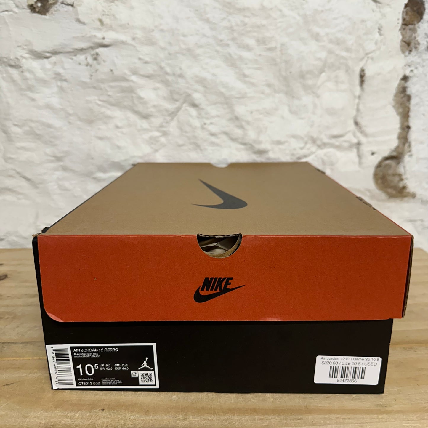 Air Jordan 12 Flu Game Sz 10.5