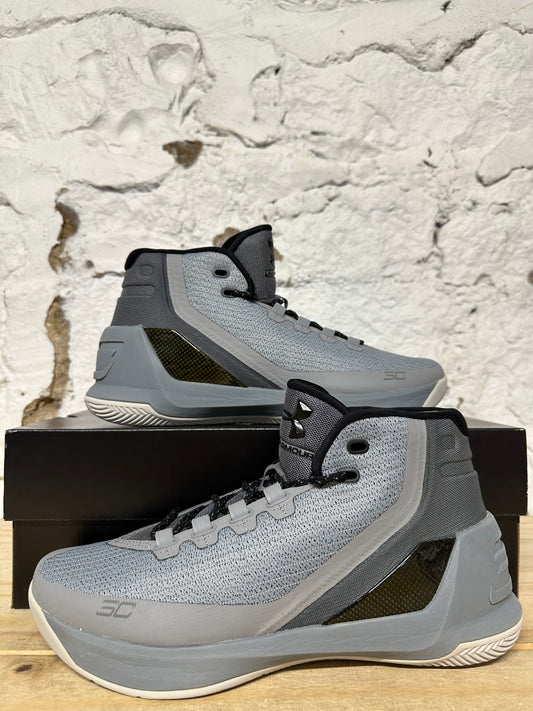 Under Armour Curry 3 Grey Matter Sz 10 DS