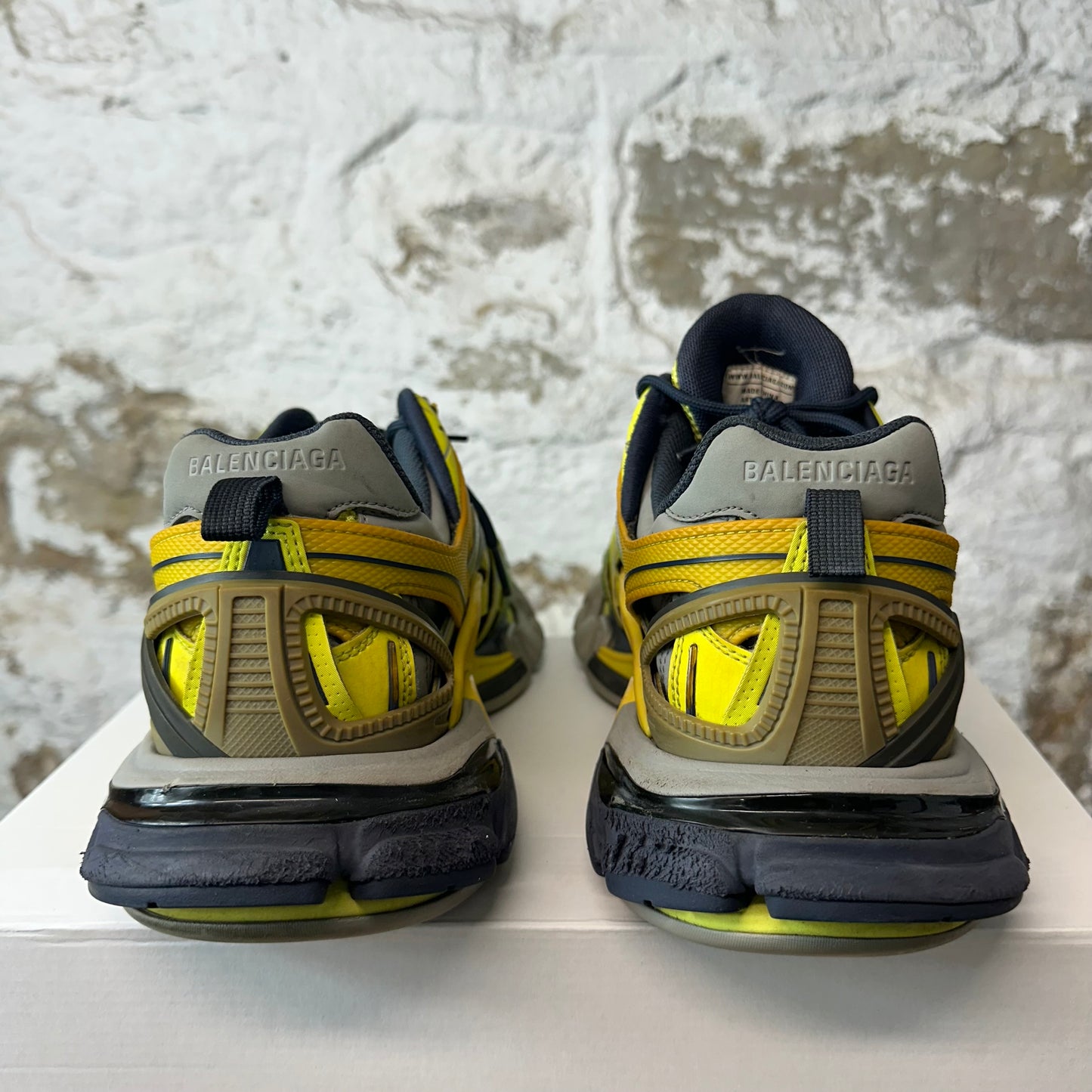 Balenciaga Track 2 Neon Yellow Green Grey Sneaker Sz 10 (43)