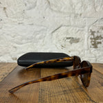 Balenciaga Spellout Brown Sunglasses