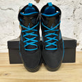 Jordan Flight Club 91 Black Neo Turquoise Sz 10.5 DS