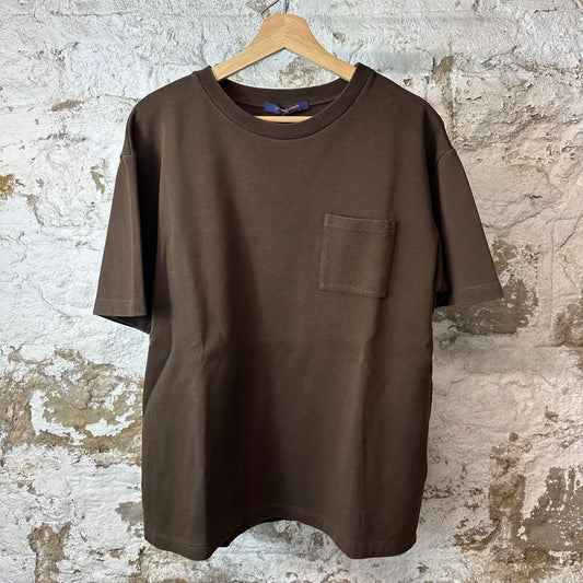 Louis Vuitton Brown Monogram Pocket T-Shirt Sz XL