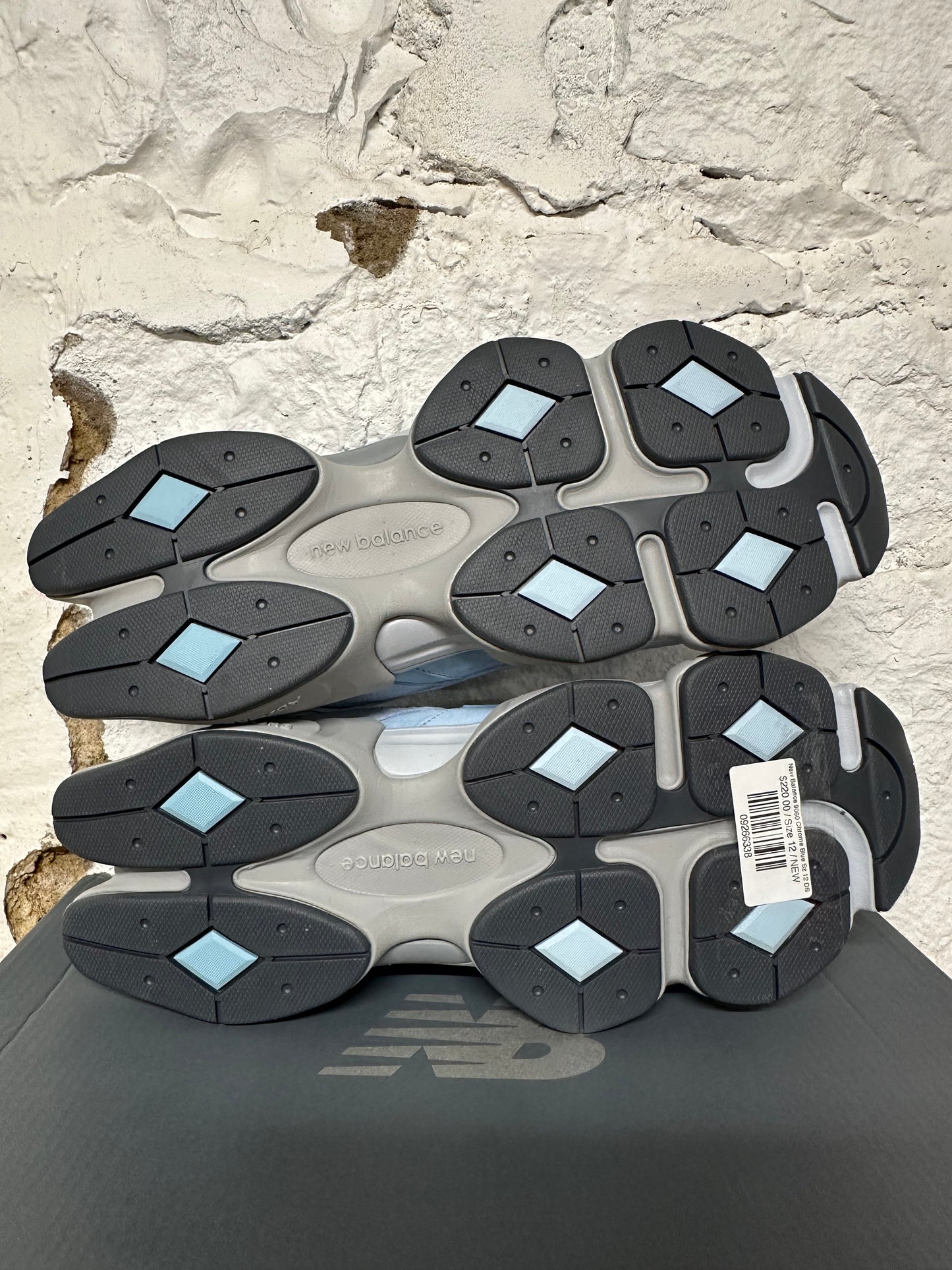 New Balance 9060 Chrome Blue Sz 12 DS