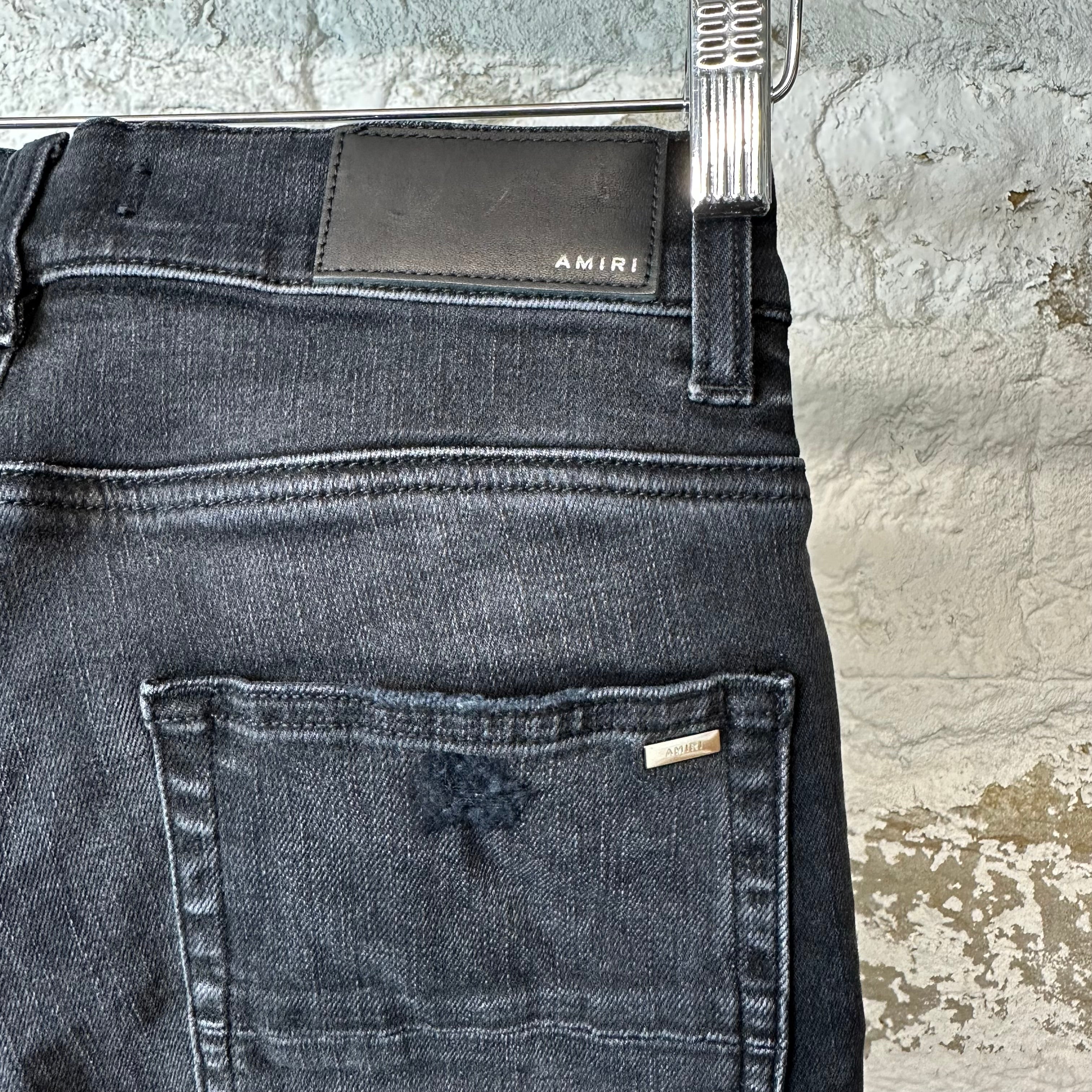 Amiri MX1 Red White Tie-Dye Black Denim Jeans – The Gallery Online