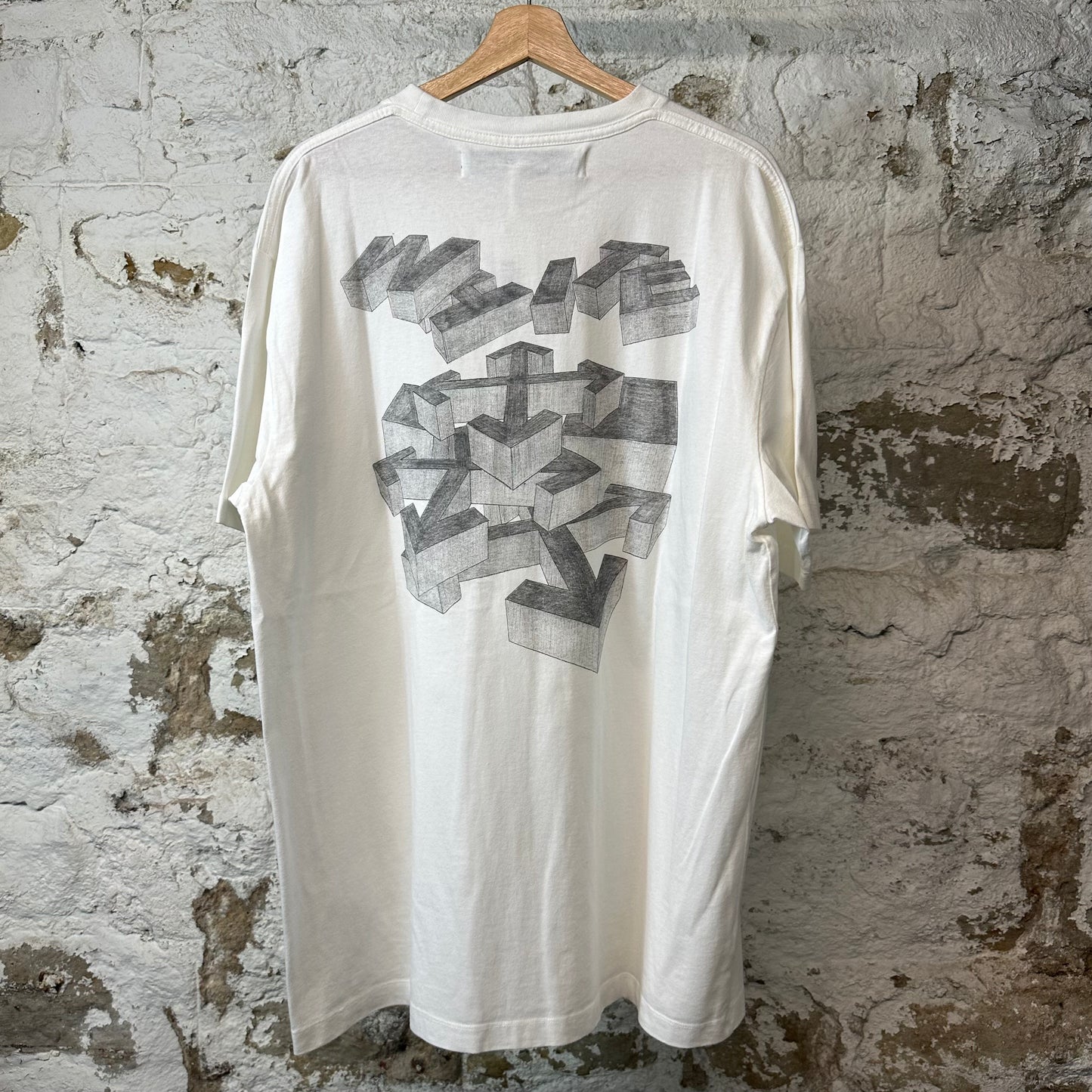 Off White Rationalism T-shirt White Sz S (XL)