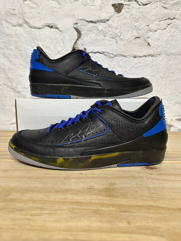 Air Jordan 2 Low Off White Black Sz 14