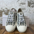 DIor Walk N Dior Chambray Monogram White Sneaker Sz 5 (37)