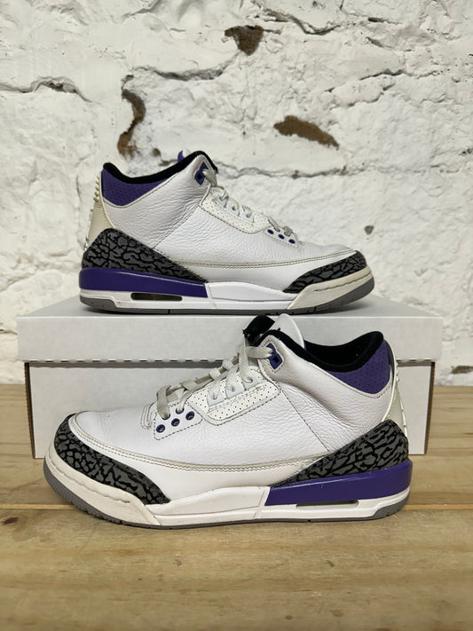 Air Jordan 3 Dark Iris Sz 7Y