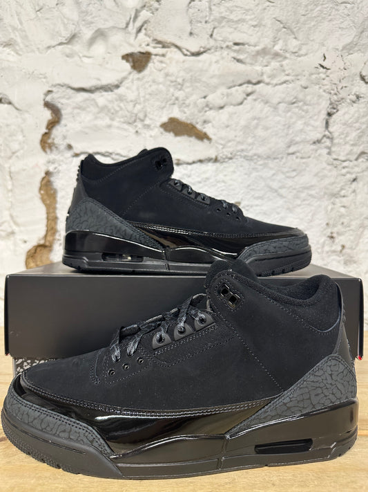 Air Jordan 3 Black Cat Sz 9 DS