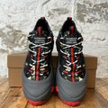 Burberry Arthur Floral Black Grey Red Sneaker Sz 9 (42)