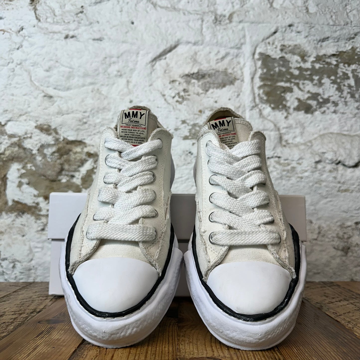 Maison Mihara Triple White Peterson Sneaker Sz 10 (43)