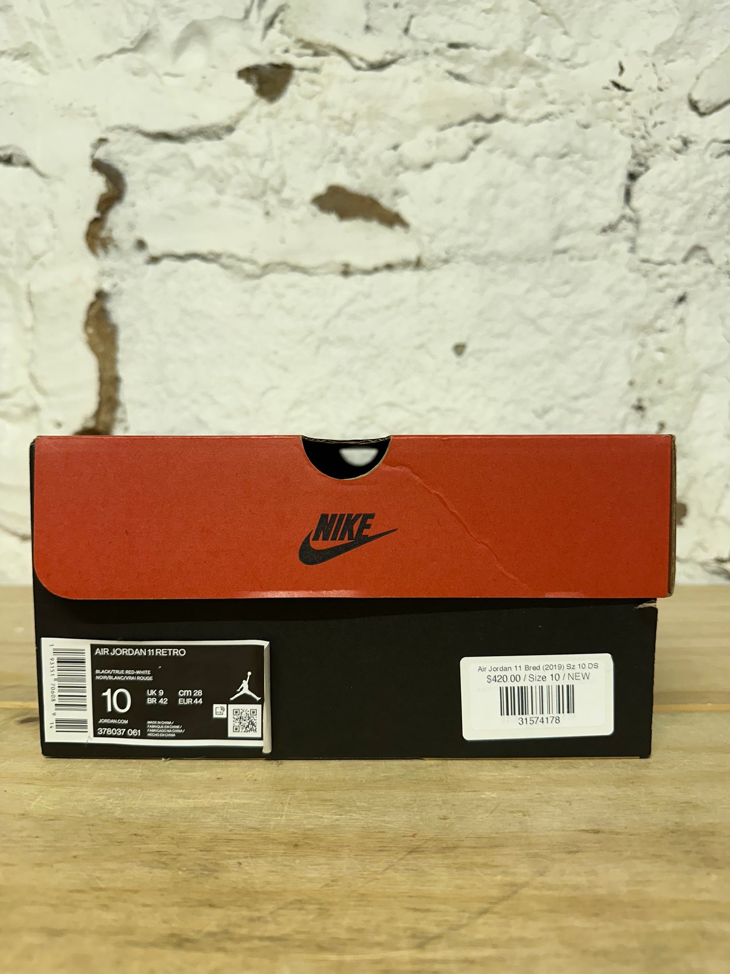 Air Jordan 11 Bred (2019) Sz 10 DS