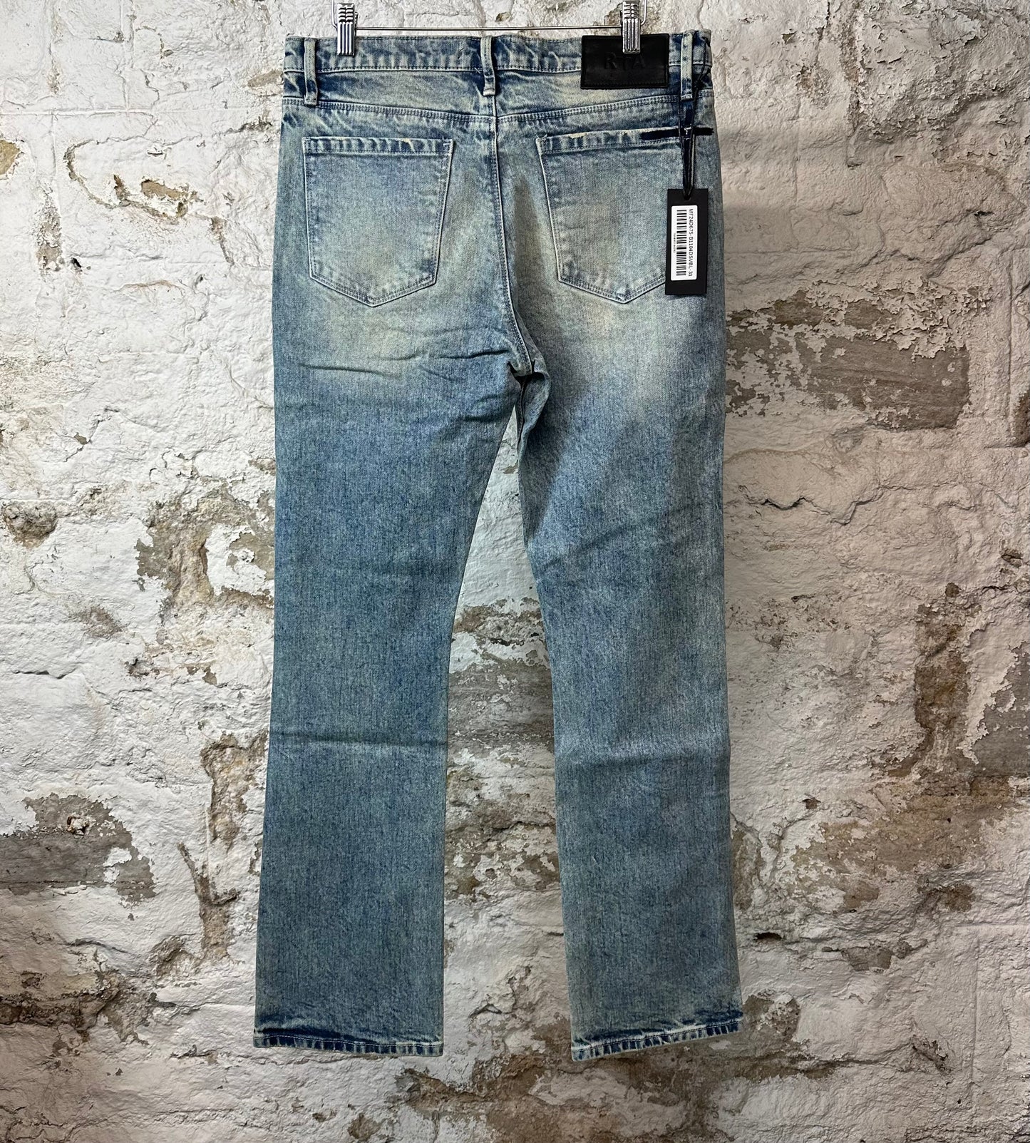 RTA Denis Distressed Blue Denim Jeans