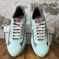Prada Americas Cup Mint Rubber Sneaker Sz 9 (42)