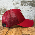 Amiri White MA Red Trucker Hat