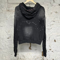 Vale Classico Black Zip Up Hoodie Sz S