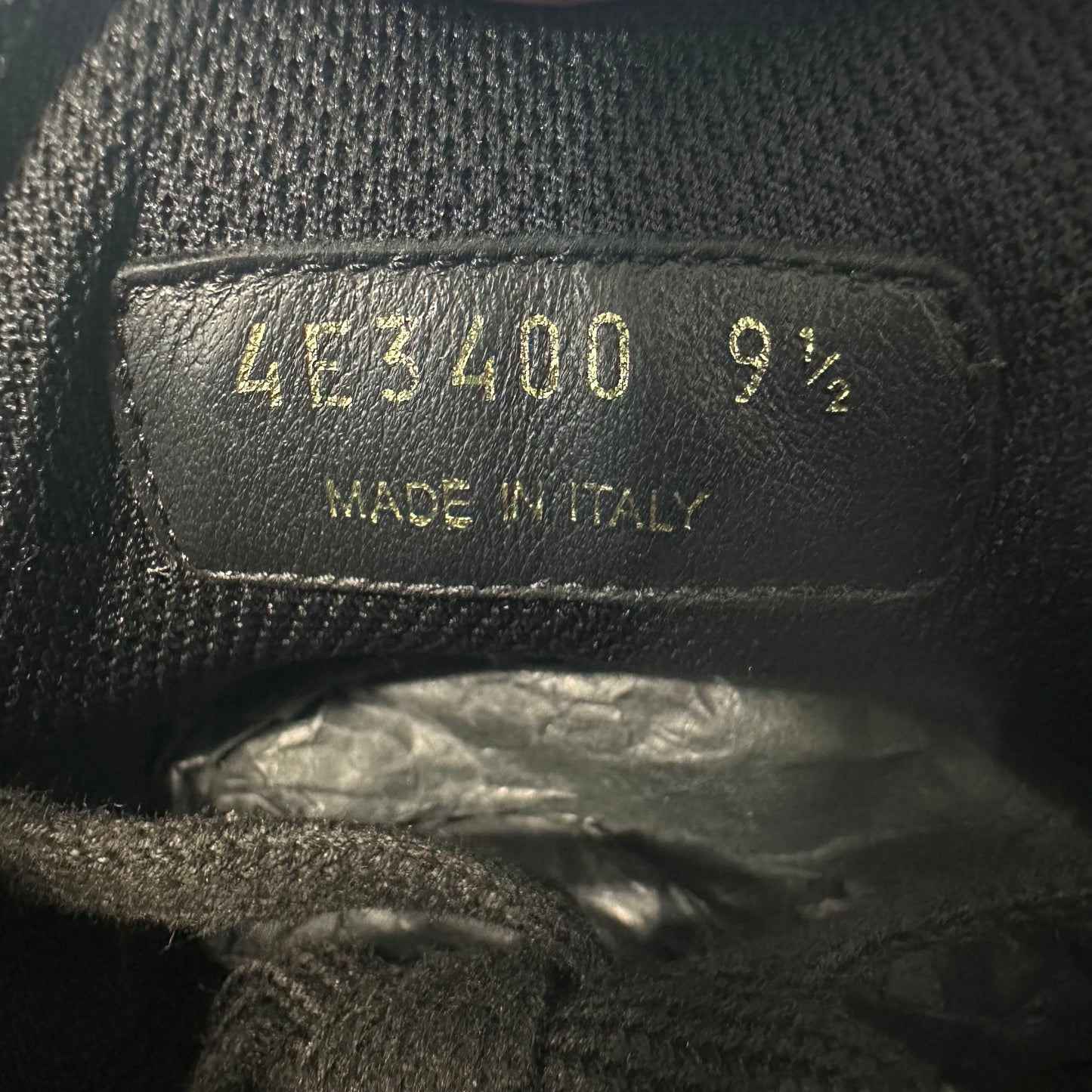 Prada Americas Cup Dark Blue Patent Black Sneaker Sz 9.5