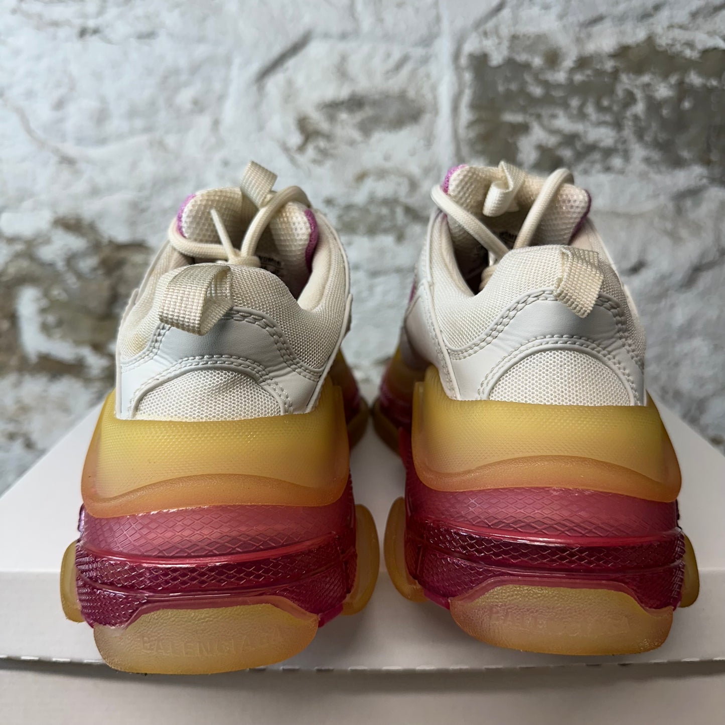 Balenciaga Triple S Cream Pink Sneaker Sz 6 (38)