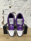 Air Jordan 1 Low Purple Mocha Sz 11