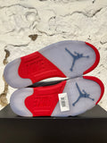 Air Jordan 5 Fire Red Black Tongue (2025) Sz 9 DS