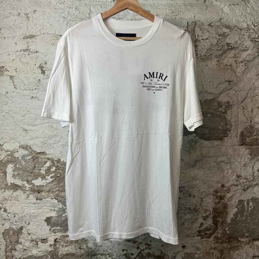 Amiri Arts District White T-Shirt Sz S