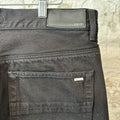 Amiri Arts District Logo Black Denim Jeans Sz 32