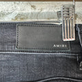 Amiri MX1 Red Tie Dye Black Denim Jeans Sz 28