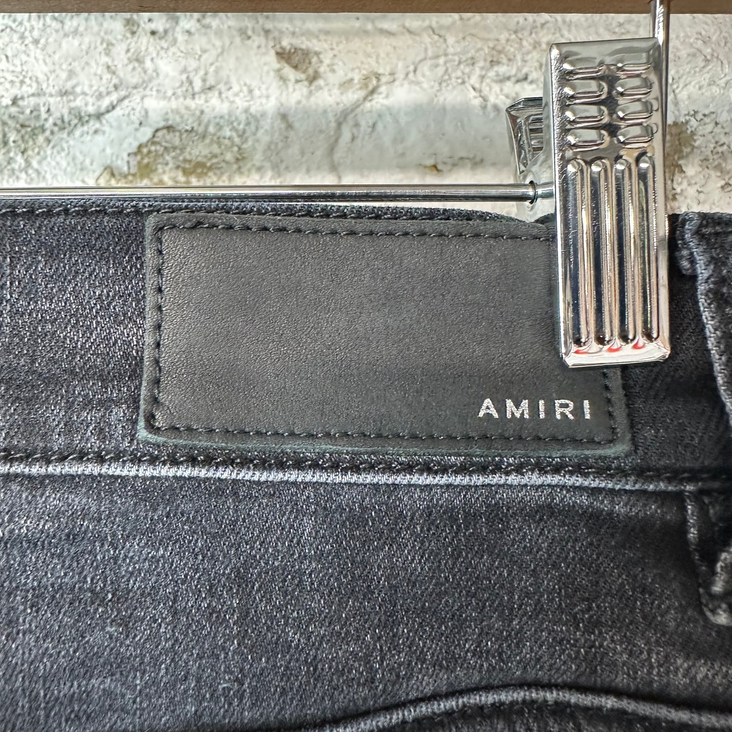 Amiri MX1 Red Tie Dye Black Denim Jeans Sz 28