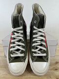 Converse Chuck Taylor All Star 70 HI CDG Multi-Heart Green Sz 8.5
