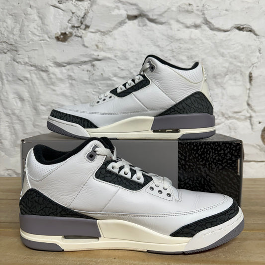 Air Jordan 3 Cement Grey Sz 10.5 DS