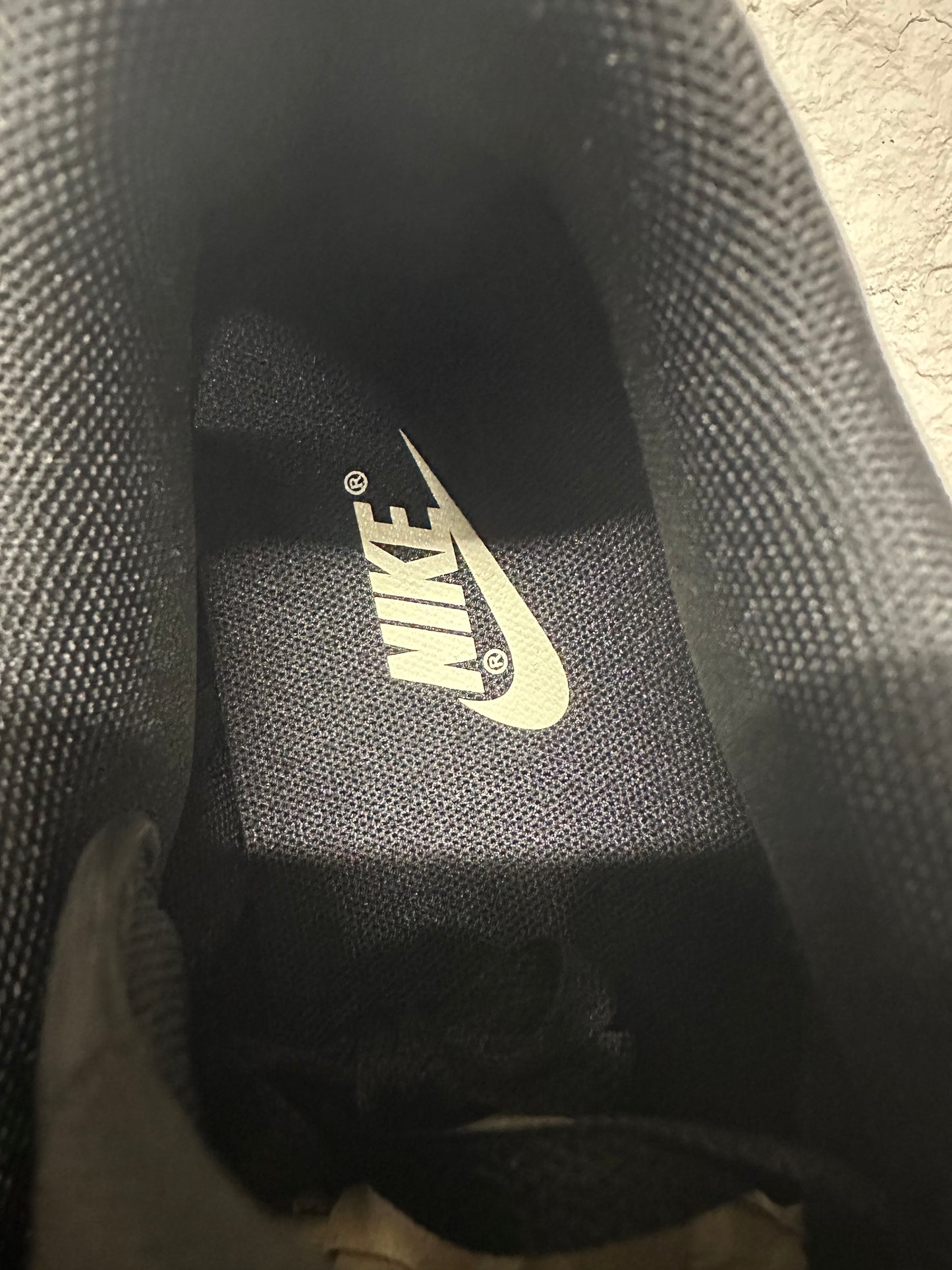 Nike Dunk Low Black Canvas Sz 9.5 DS