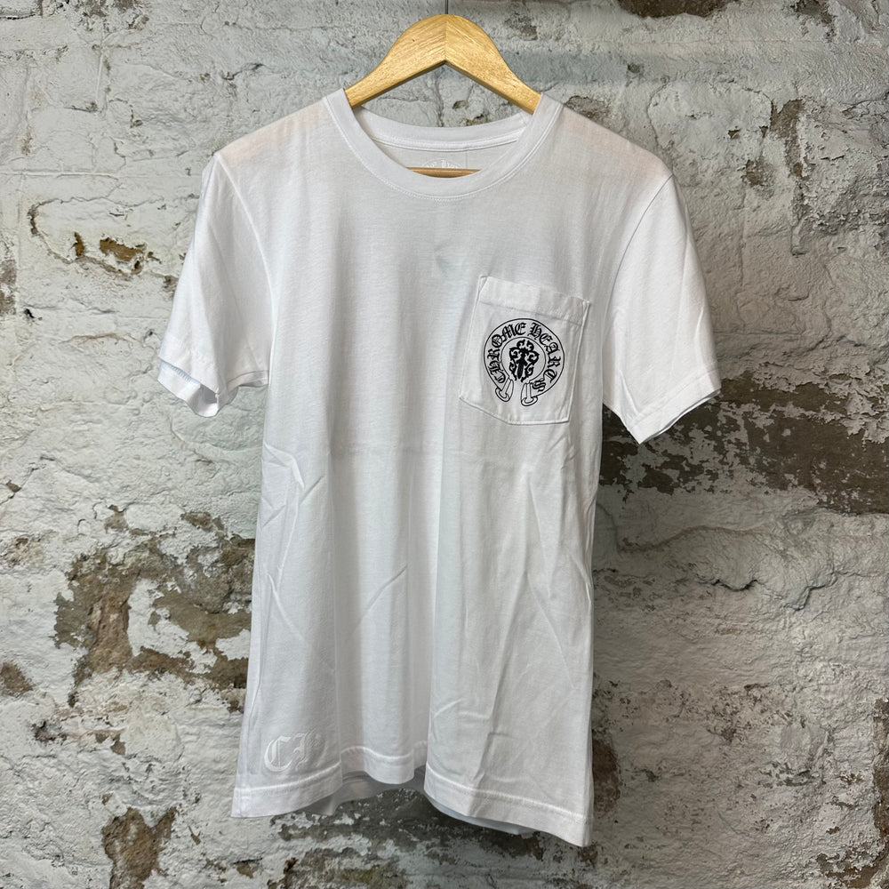 Chrome Hearts USA Flag T-shirt White Sz S