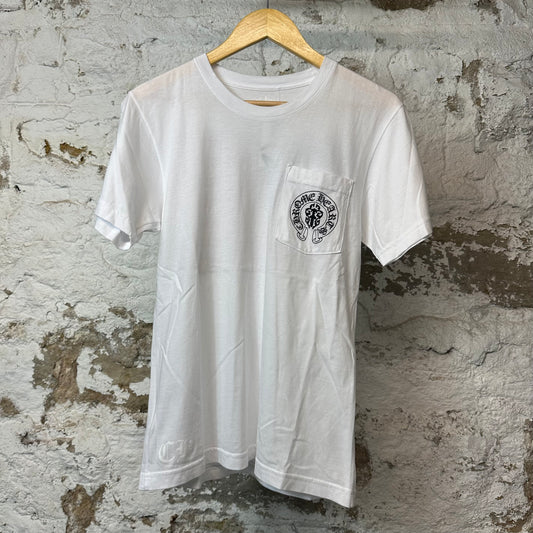Chrome Hearts USA Flag T-shirt White Sz S